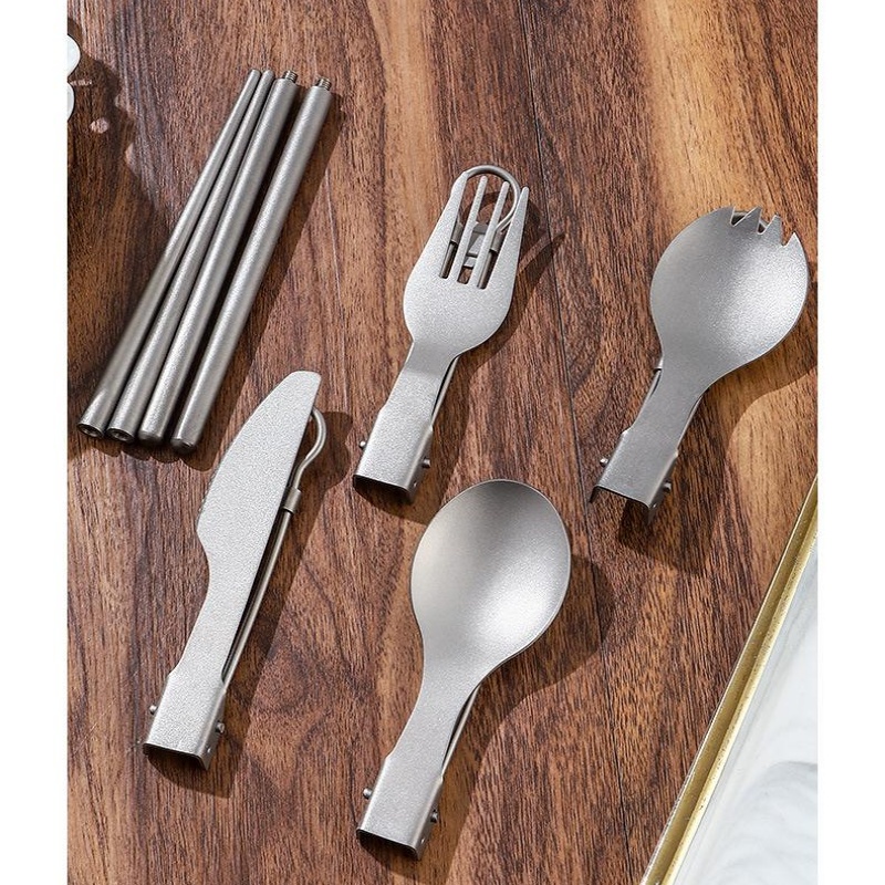 Titanium Foldable Utensil Set  - đánh giá và giá Foldable Backpack Small